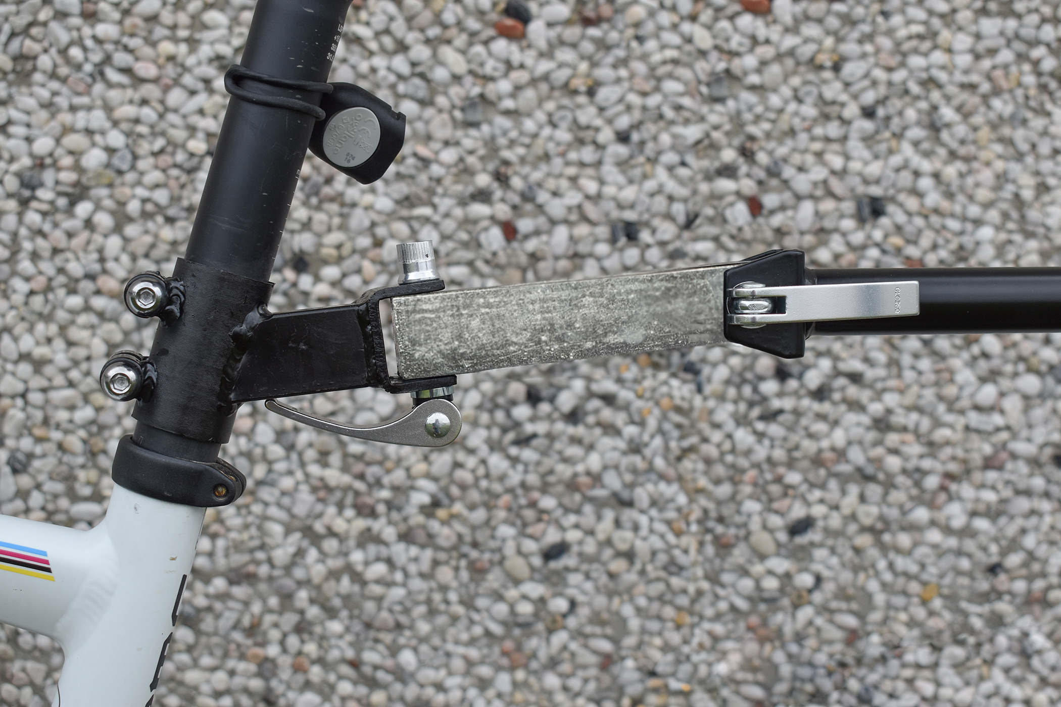 Extensión de extensión para remolque de bicicleta monocama para rueda 29"